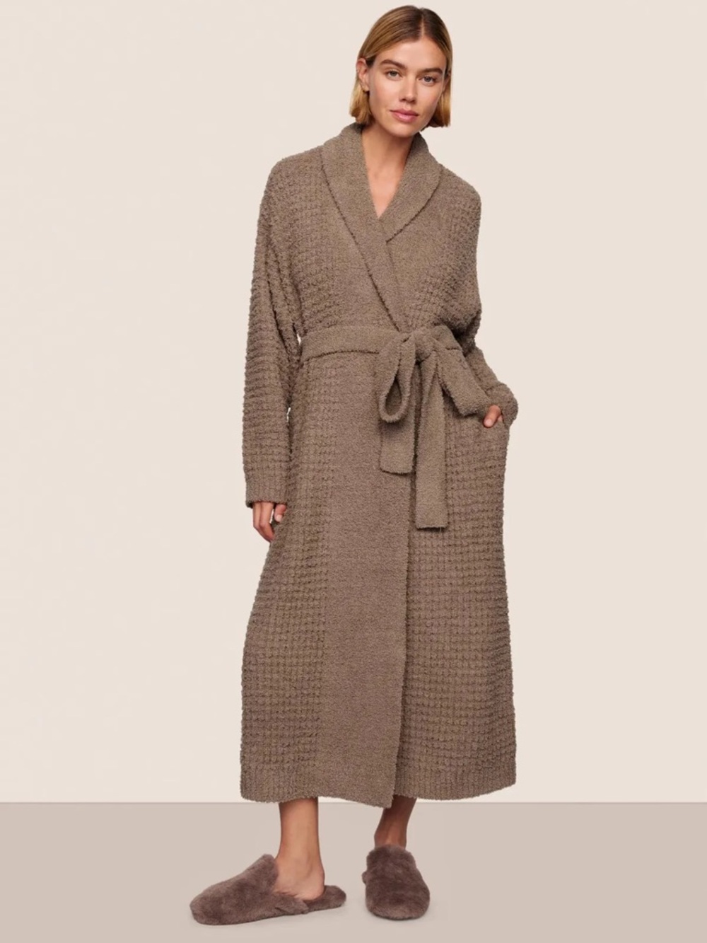 Eberjay Recycled Boucle Waffle Robe Large